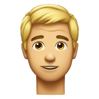 Kissy face bye sticker