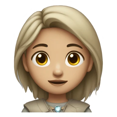 The girl who cries with a heart of stone sticker