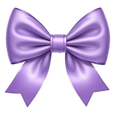 a light purple bow emoji sticker