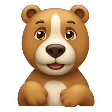 Ursinho dizendo te amo sticker