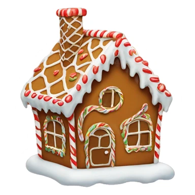 Gingerbread house sticker