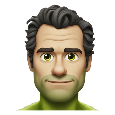 henry cavill as grinch sticker