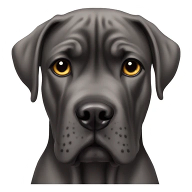 Cane Corso short ears sticker