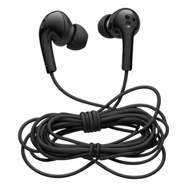 old wired earphones sticker