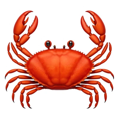 Crab sticker