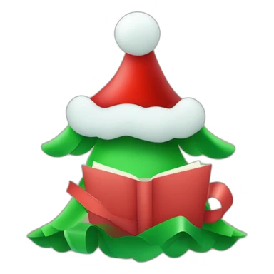 un adorno navideño rojo y verde con  la palabra Dalia en el medio sticker