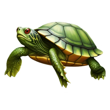 Red-Eared Slider turtle terrapin sticker