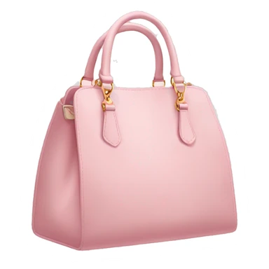 light pink elegant bag sticker