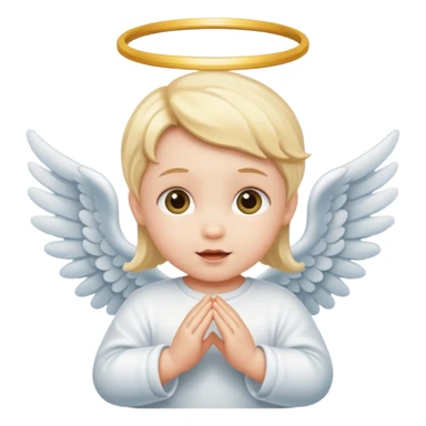 Baby angel sticker