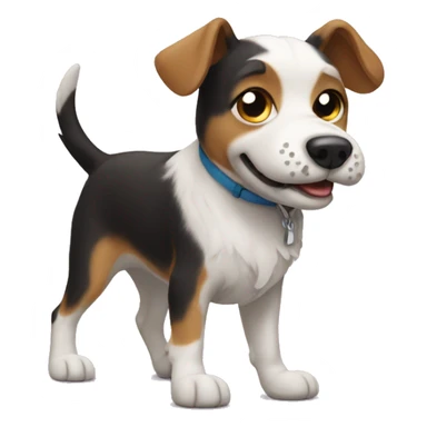 Dog is going for a walk sticker