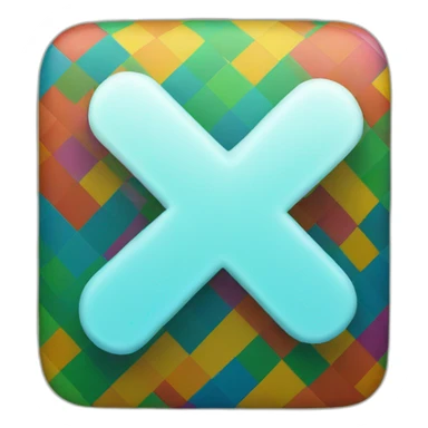 Colorful check mark sticker