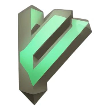 Bold letter B with arrow exponentially increasing towards the upper right sticker