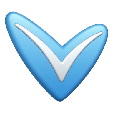 make verified check emoji, make it blue and the check white  sticker
