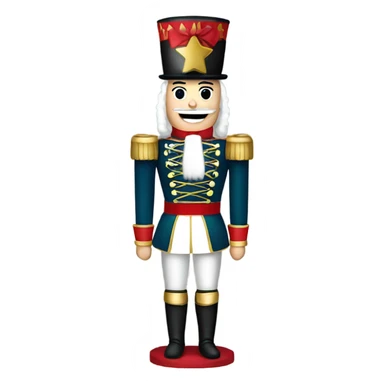 christmas nutcracker full body sticker