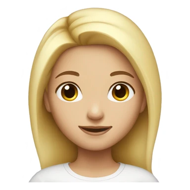 Cute girls blonde  sticker