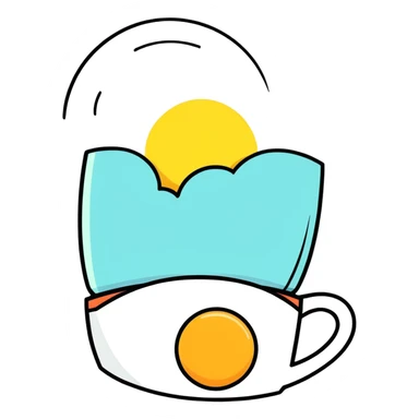 Rise and shine  sticker