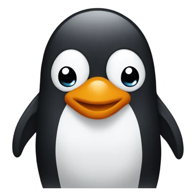 penguin with socks sticker