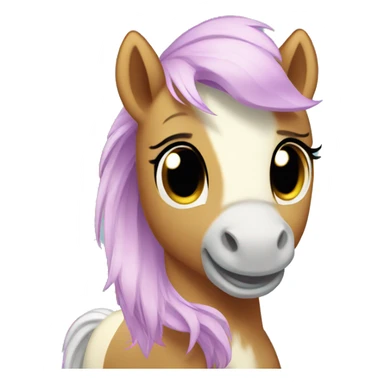 cute little pony sticker