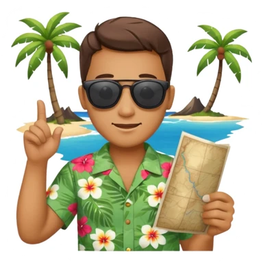 unique looking tourist sticker