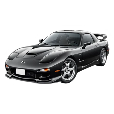 Mazda RX-7 MK4 best view  sticker