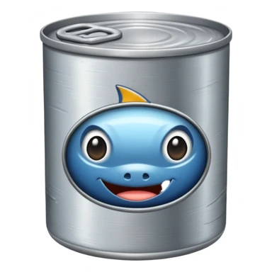 Tuna can sticker