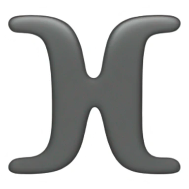 The letter W sticker