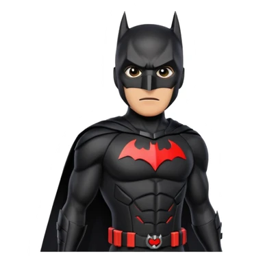 batman beyond full mask standing sticker