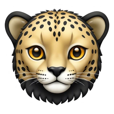 black cheetah  sticker