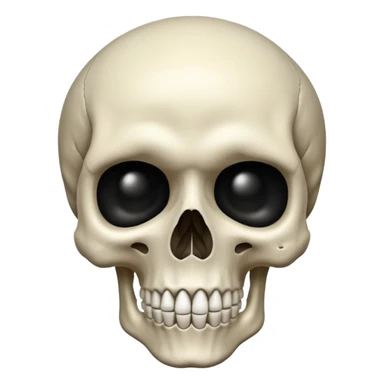 Skull disbelief sticker