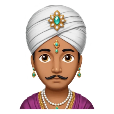 King of Telangana India nizam 7th sticker