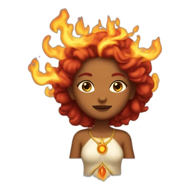 godess of fire sticker