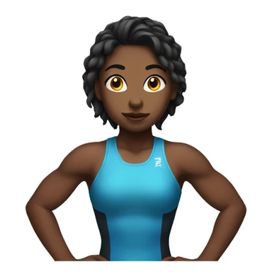 Girl Wrestler sticker