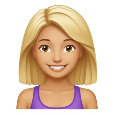 wellnes girl sticker