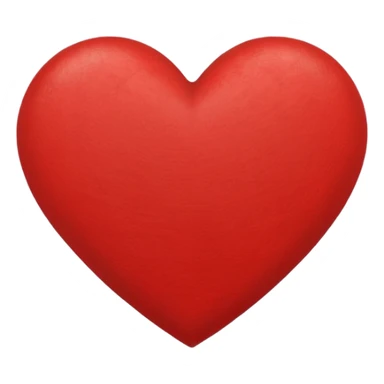 heart with a subtle canvas texture sticker