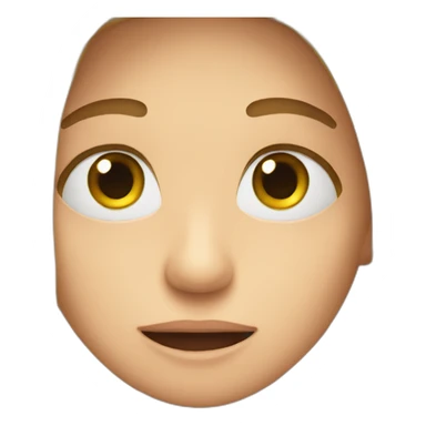 flushed face sticker