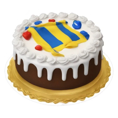 kyiv cake piece  sticker