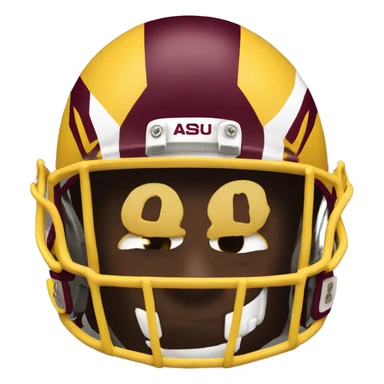 ASU football pitchfork  sticker