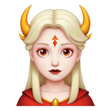 Mix of 👹 and 😇 sticker