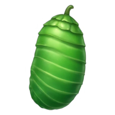 green pupa sticker