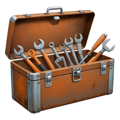Toolbox with multiple tools sticker