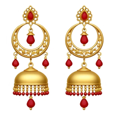 Jhumkas sticker