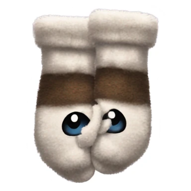 fuzzy socks  sticker