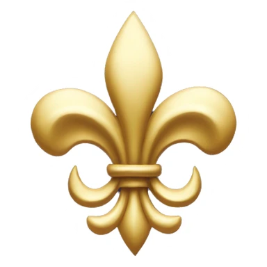 Fleur de lis sticker