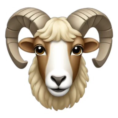 A sustainable ram sticker