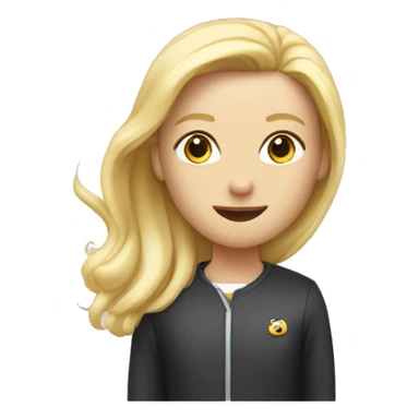 Un mec blond avec une calvitie  sticker