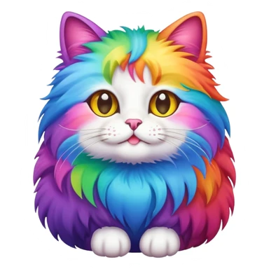 Rainbow gay cat  sticker