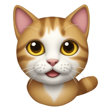 Cat saying slay sticker