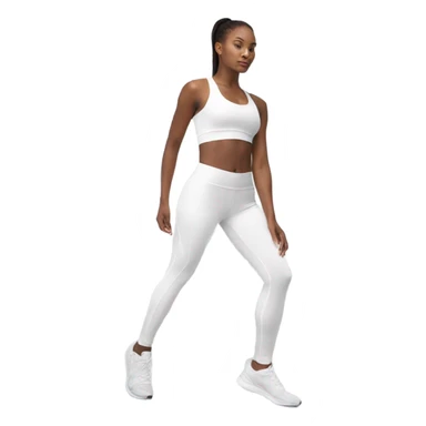 white leg day sticker