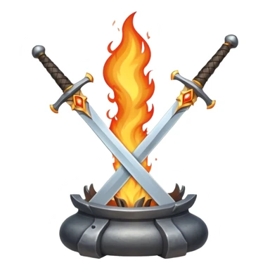 A sword forge sticker