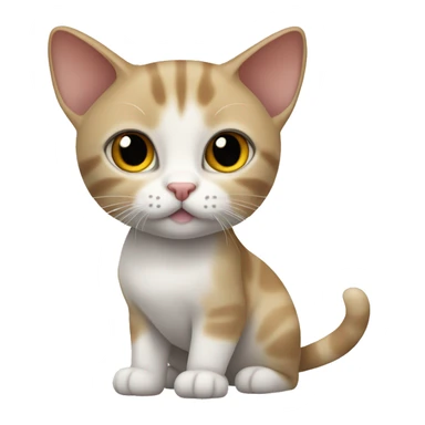 cat breed smooth shorthaired american with white paws and white chest sticker